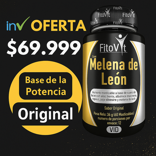 Melena de León Fitovit – Enfoque, Memoria y Energía Natural en 60 cápsulas