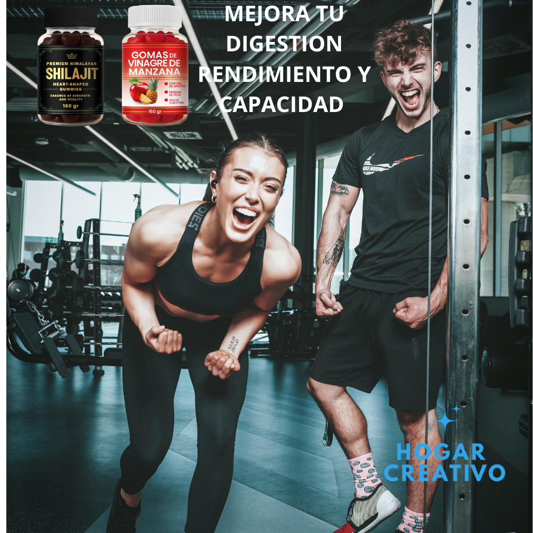 GOMAS SHILAJIT + VINAGRE DE MANZANA