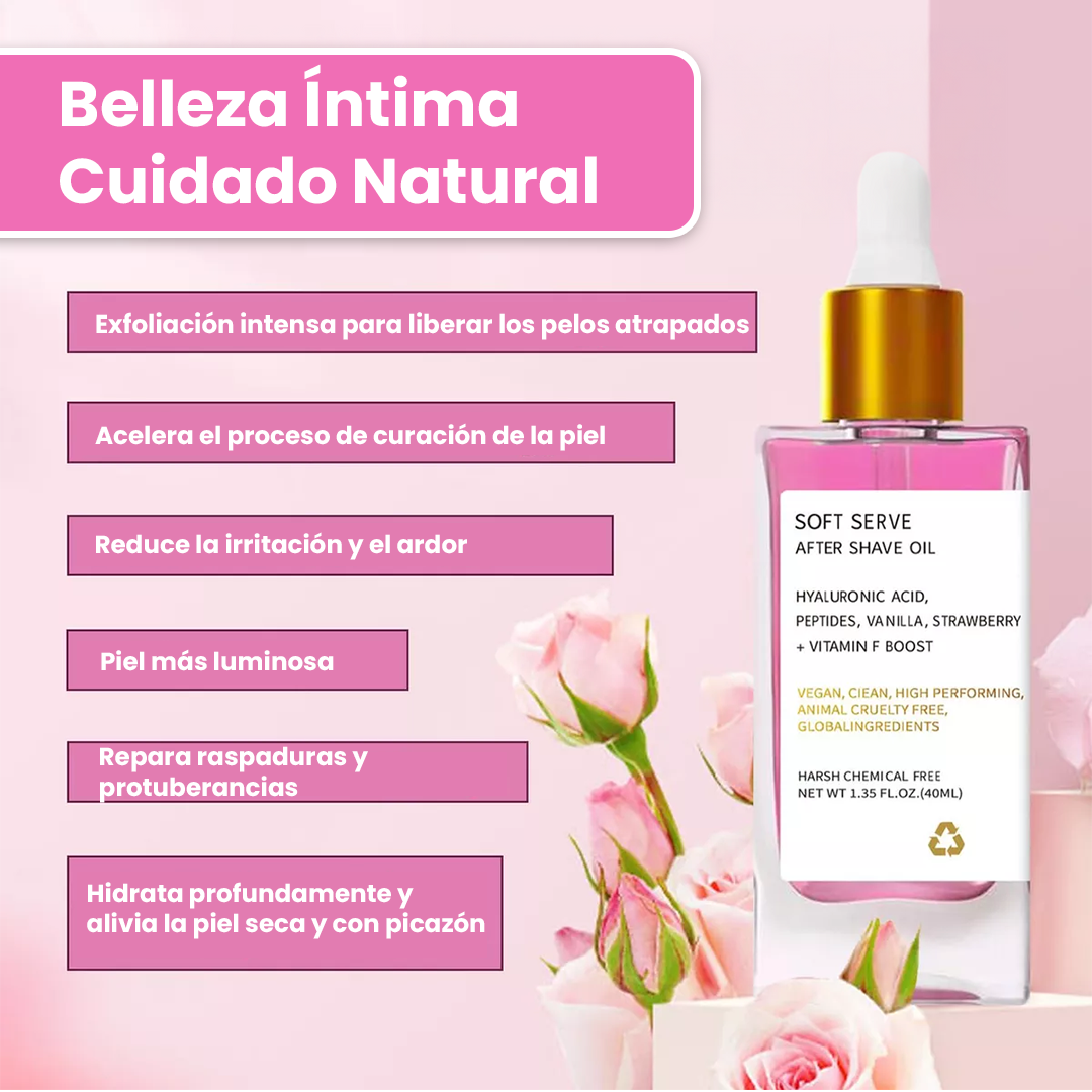 "Bye Irritación, Hola Piel de Postre 🍓 – Soft Serve After Shave Oil 90ml"